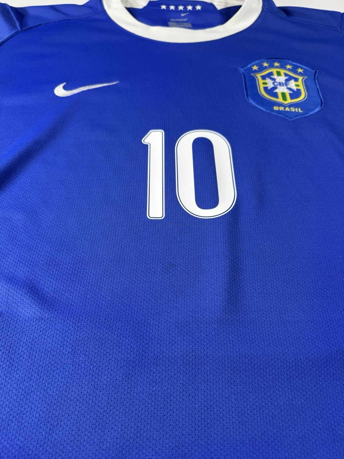 Brazil 2006 World Cup Ronaldinho Away Football Shirt Jersey Size L