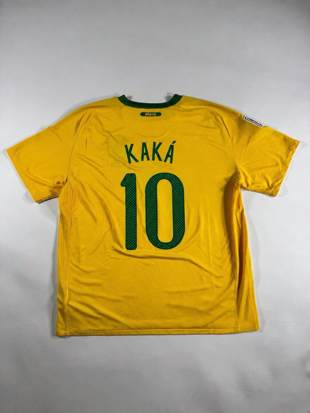 Brazil 2010 World Cup Ricardo Kaka Home Football Jersey Size XL | Read Descripti