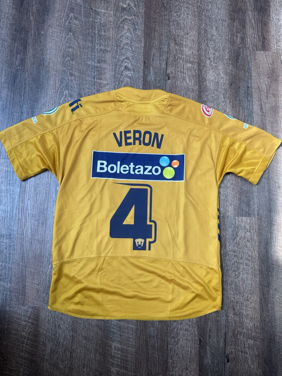 Dario Veron Pumas UNAM 2006 - 2007 Home Jersey M | Lotto  Liga MX Vintage Rare