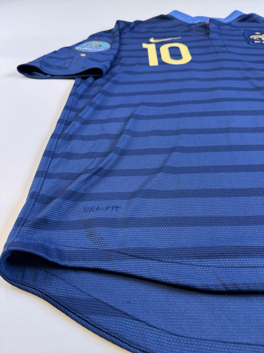 France Euro 2012 Karim Benzema Home Football Shirt Jersey Size L