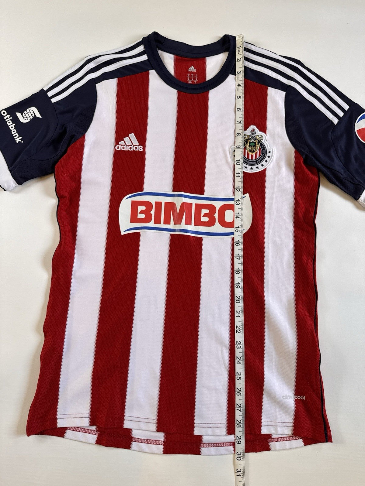 Chivas 2013 2014 Omar Bravo Home Football Shirt Jersey Size M Check Description 