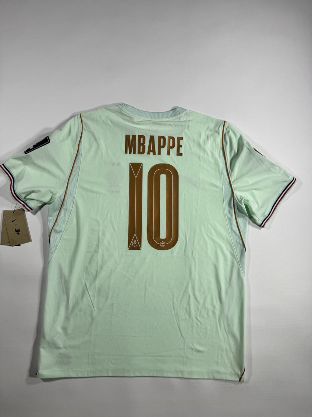 France 2026 World Cup Kylian Mbappe Fan Version WC Patches Away Jersey Size L