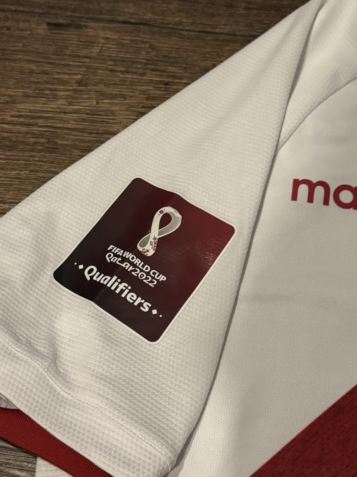 Pedro Aquino Peru FPF Jersey WC Qualifiers 2022 Player Match issued  Utileria