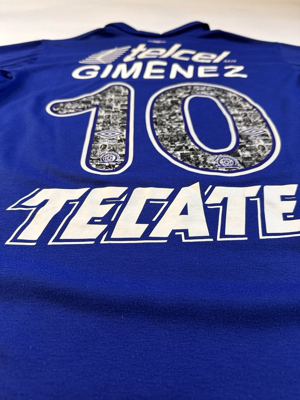 Cruz Azul 2013 2014 Chaco Gimenez Longsleeve Jersey Size M 