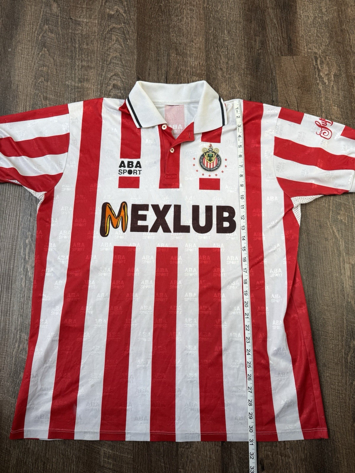 Vintage 1996-1997 ABA Sport Chivas De Guadalajara Soccer Futbol Jersey Mexlub 