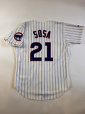 Sammy Sosa Chicago Cubs Russell Athletic Diamond Collection Jersey MLB Size 44 