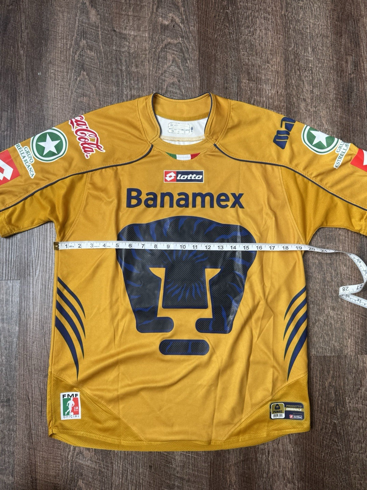 Dario Veron Pumas UNAM 2006 - 2007 Home Jersey M | Lotto  Liga MX Vintage Rare