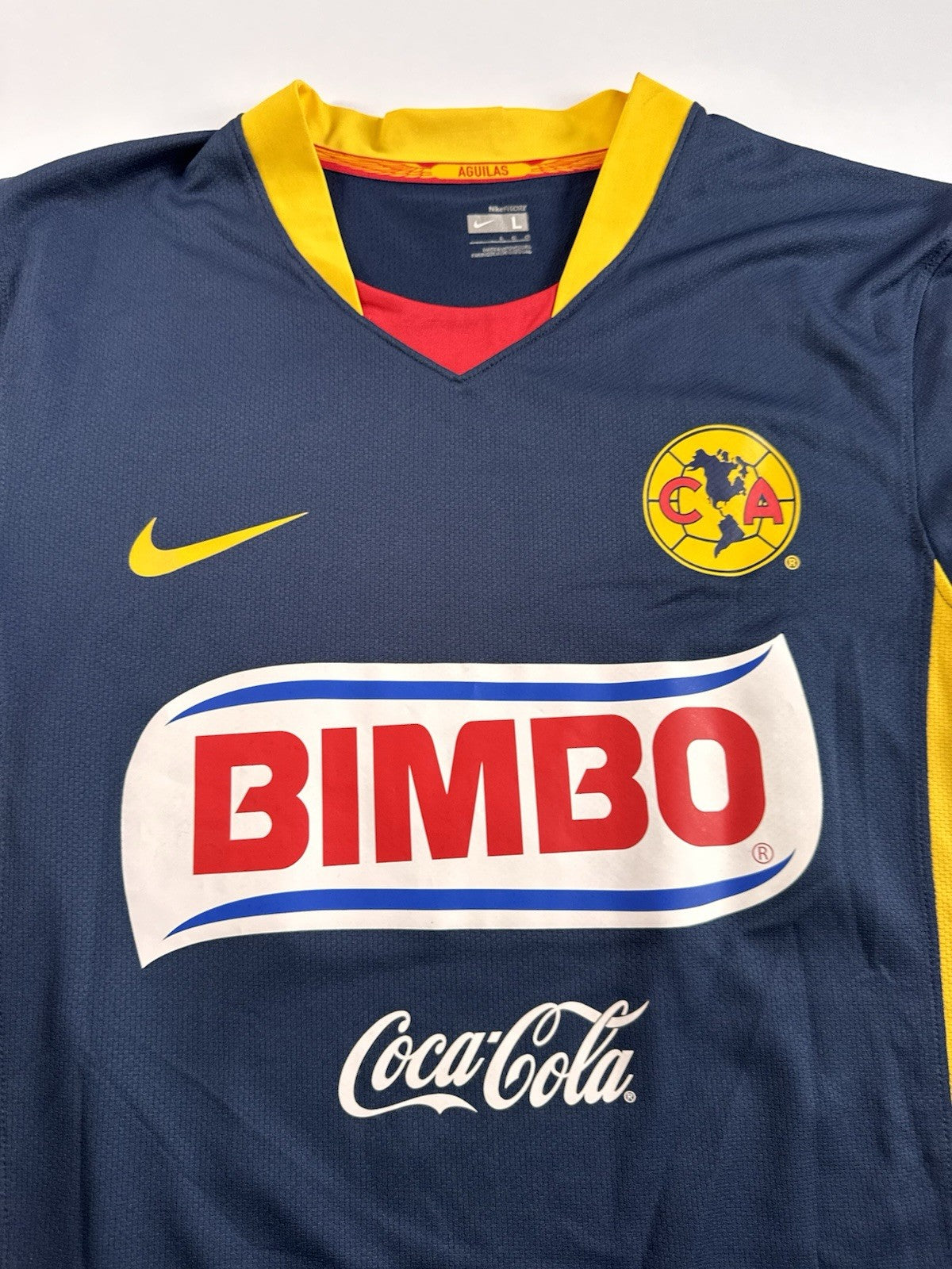 Club America 2008 2009 Salvador Chava Cabañas Away Football Shirt Jersey Size L
