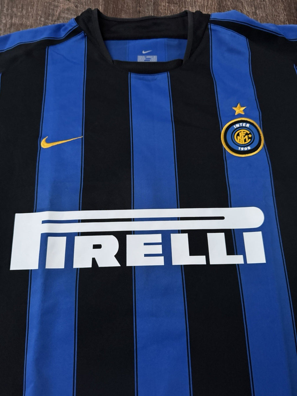 Inter Milan Adriano 2003/04 Home Jersey Size XL UCL Champions League 