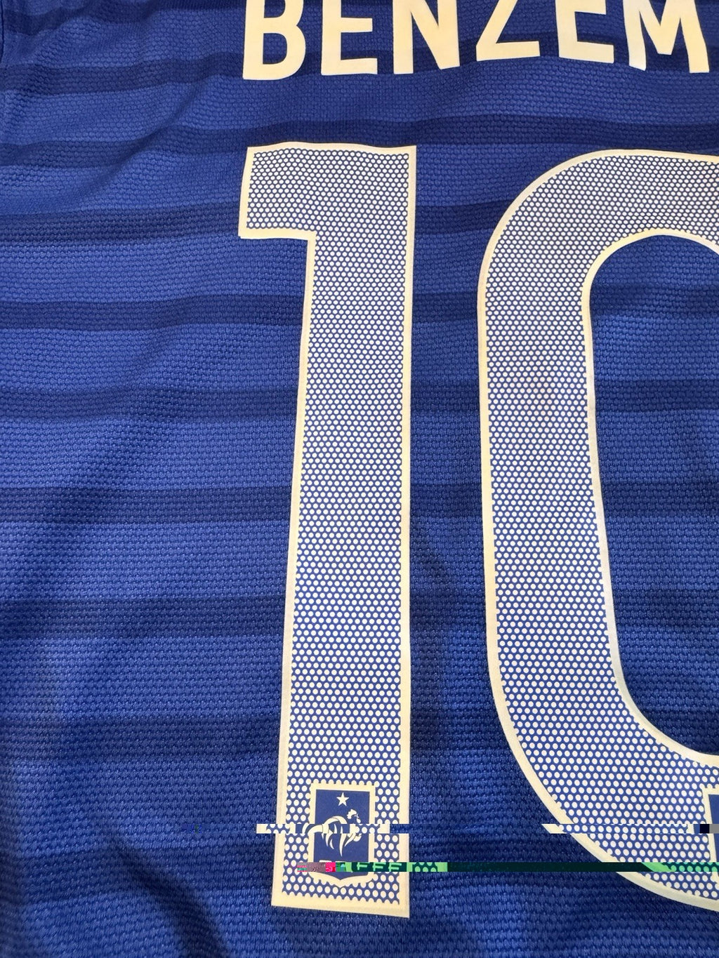 France Euro 2012 Karim Benzema Home Football Shirt Jersey Size L