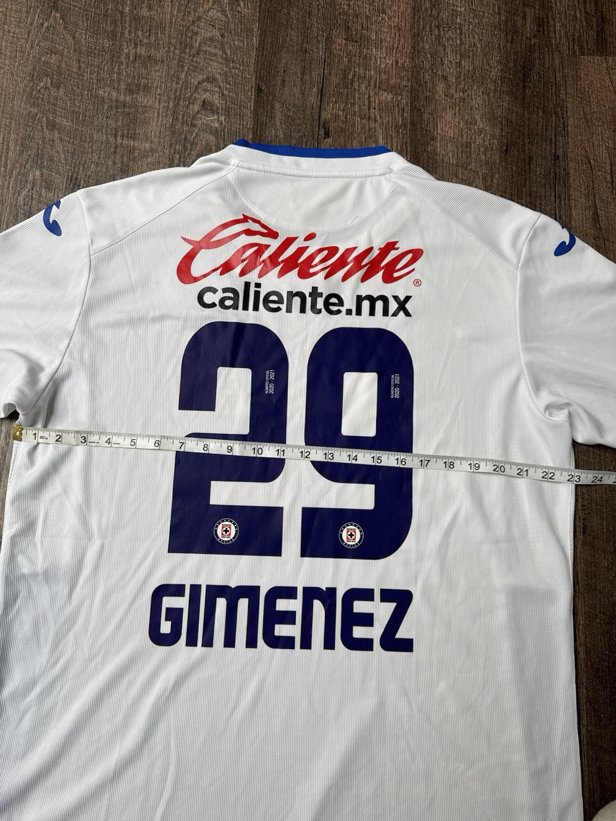 Santiago Gimenez Cruz Azul 2019 2020 Away Football  Jersey Size 2XL | Chaquito