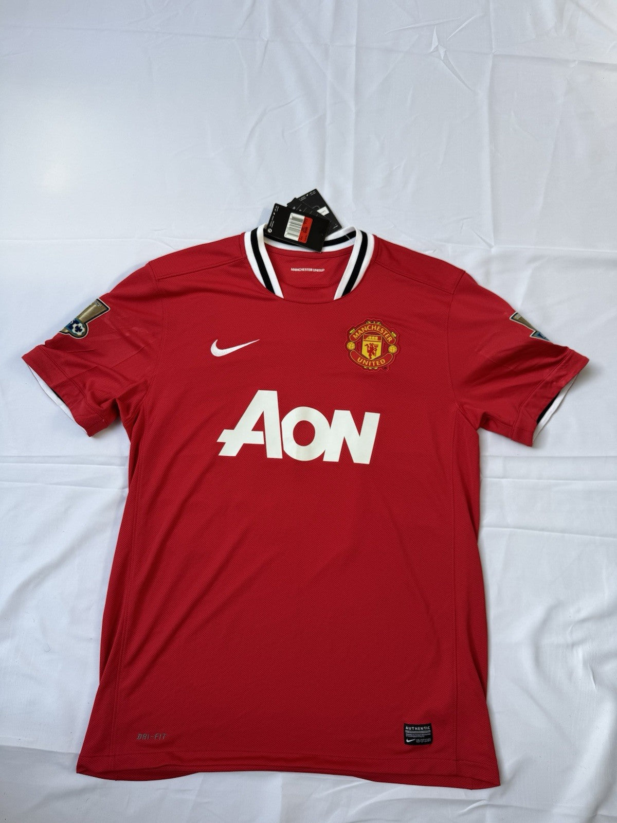 Manchester United 2011 2012 Wayne Rooney Home Football Shirt Jersey NWT Size L 
