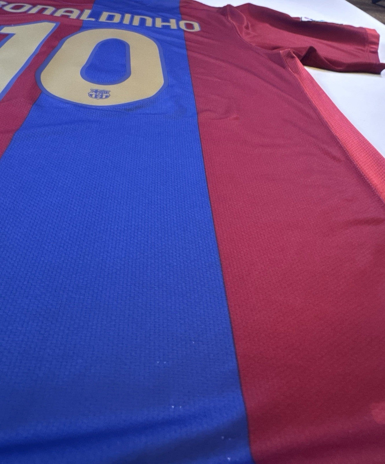 Barcelona 2006 2007 Ronaldinho Home Football Shirt Jersey Size XL