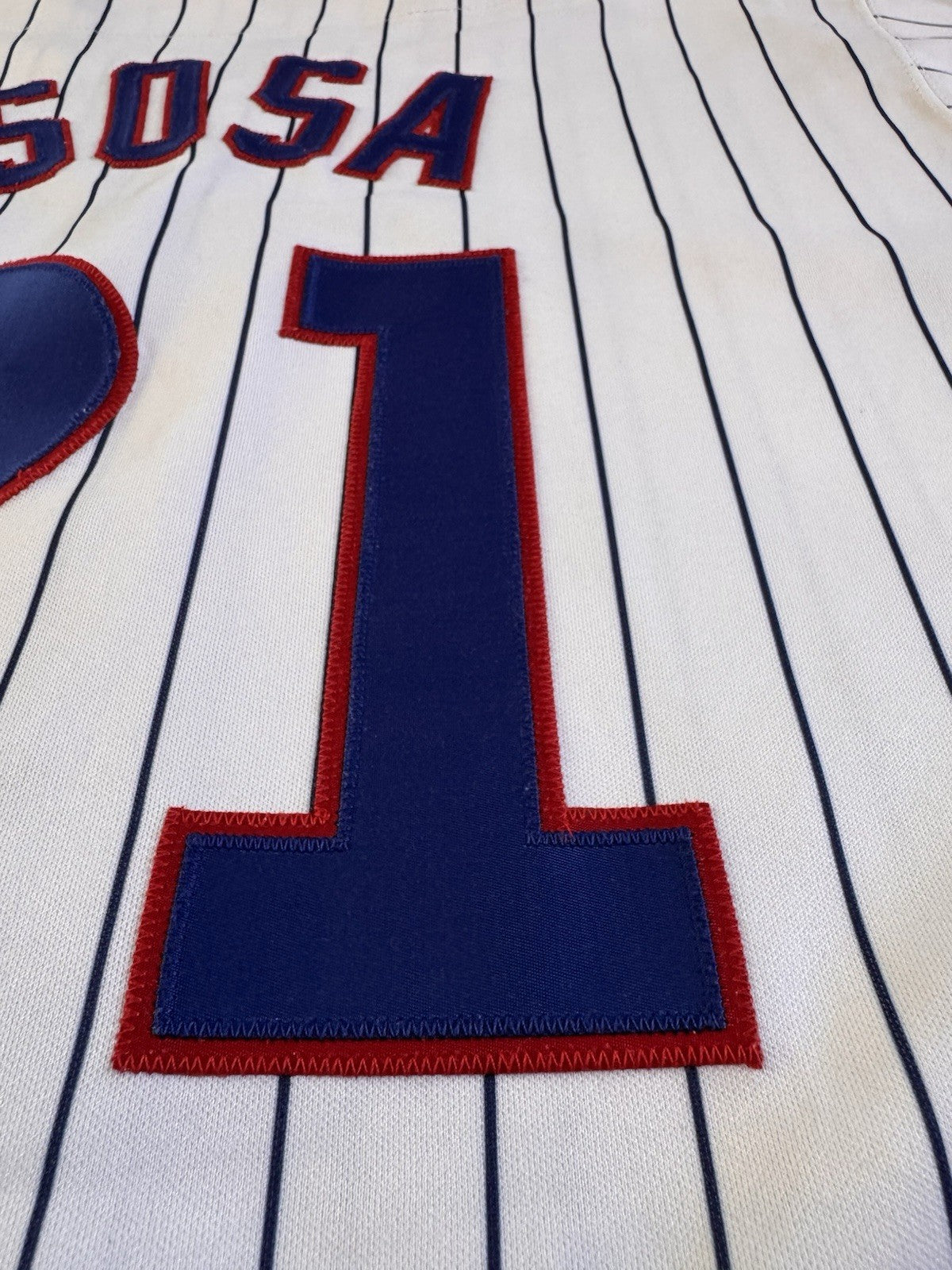 Sammy Sosa Chicago Cubs Russell Athletic Diamond Collection Jersey MLB Size 44 