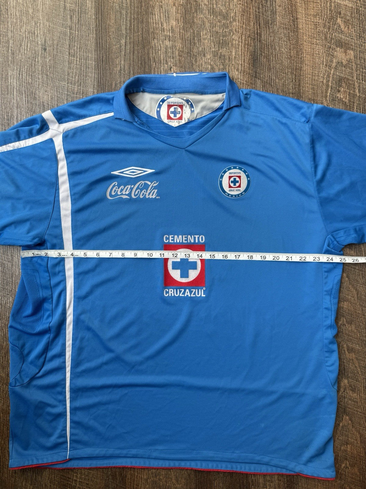 Chelito Delgado Cruz Azul 2007 Jersey Sz 2XL| Umbro Home Rare Liga MX Mexico