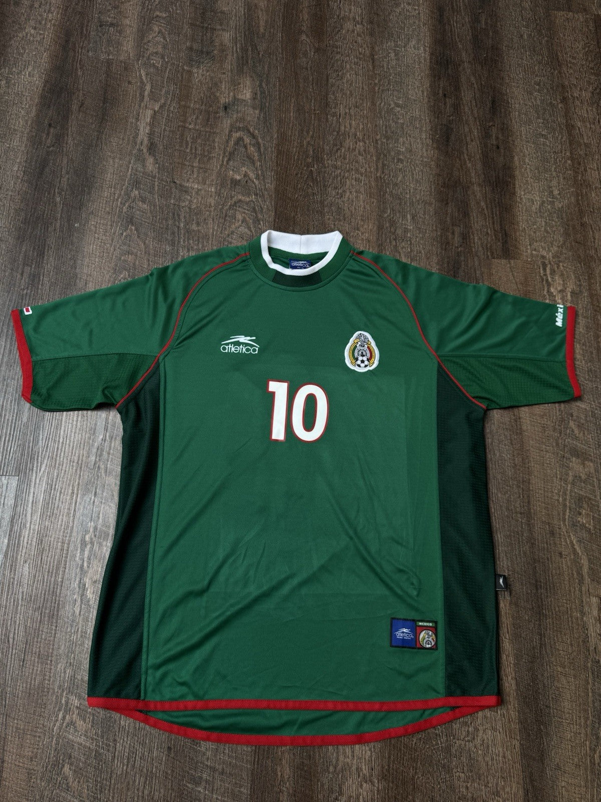 Cuauhtemoc Blanco Mexico 2001 Home Jersey Vintage Size XL 