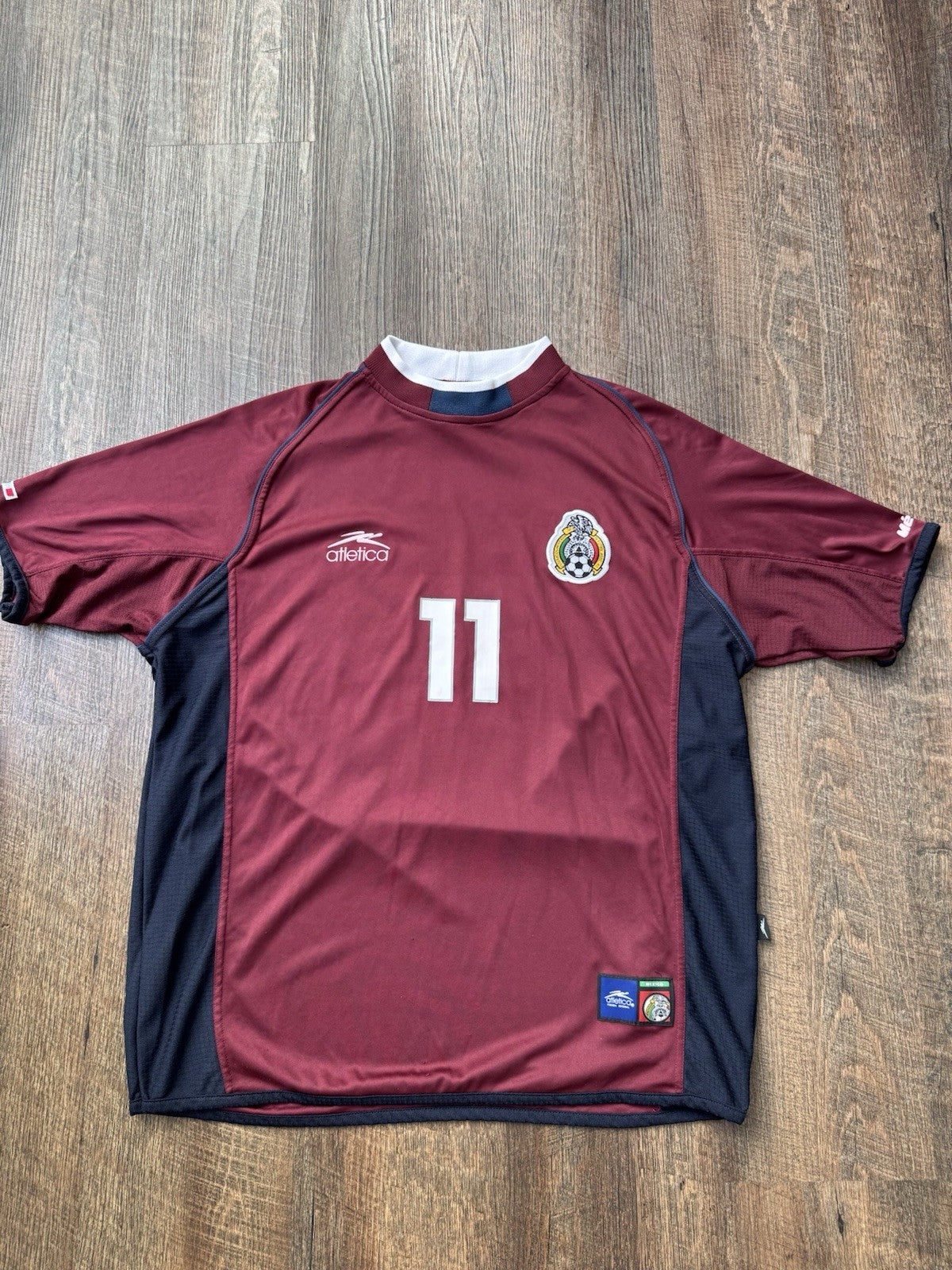 Mexico 2001 Luis R. Alves Zague 3rd Football Shirt Jersey Size XL