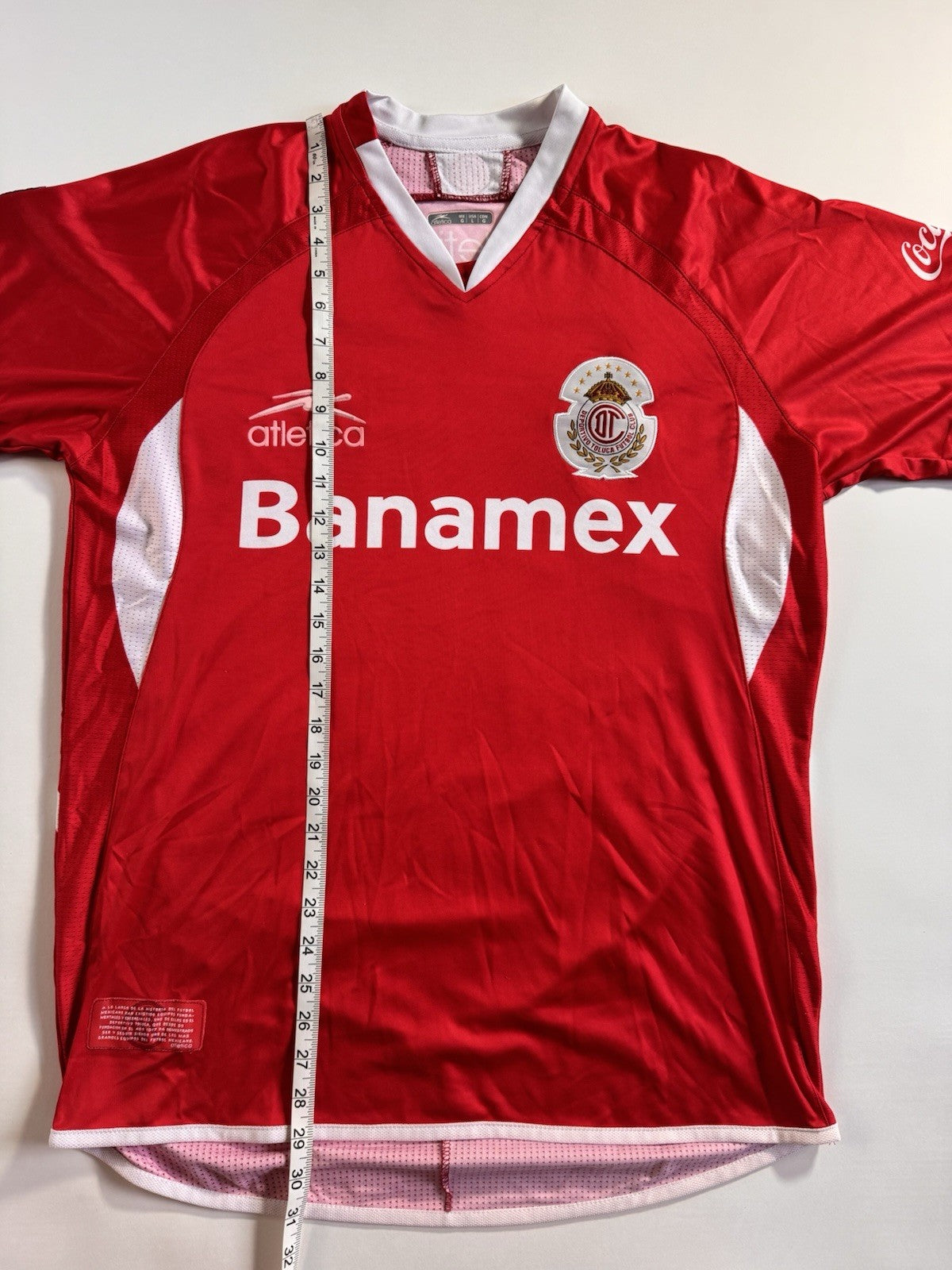 Toluca 2009 2010 Antonio Naelson Sinha Home Football Shirt Jersey Size L