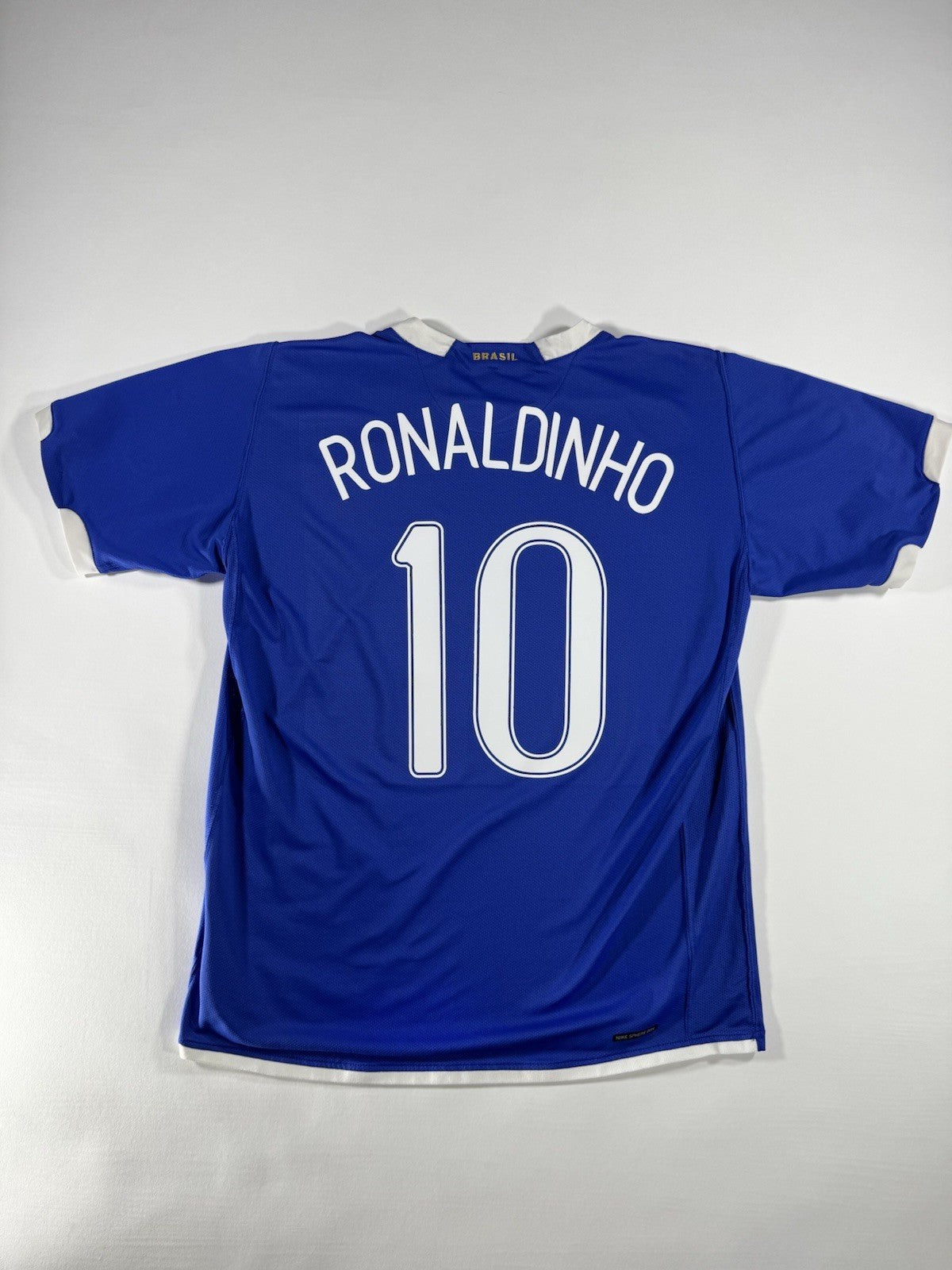 Brazil 2006 World Cup Ronaldinho Away Football Shirt Jersey Size L
