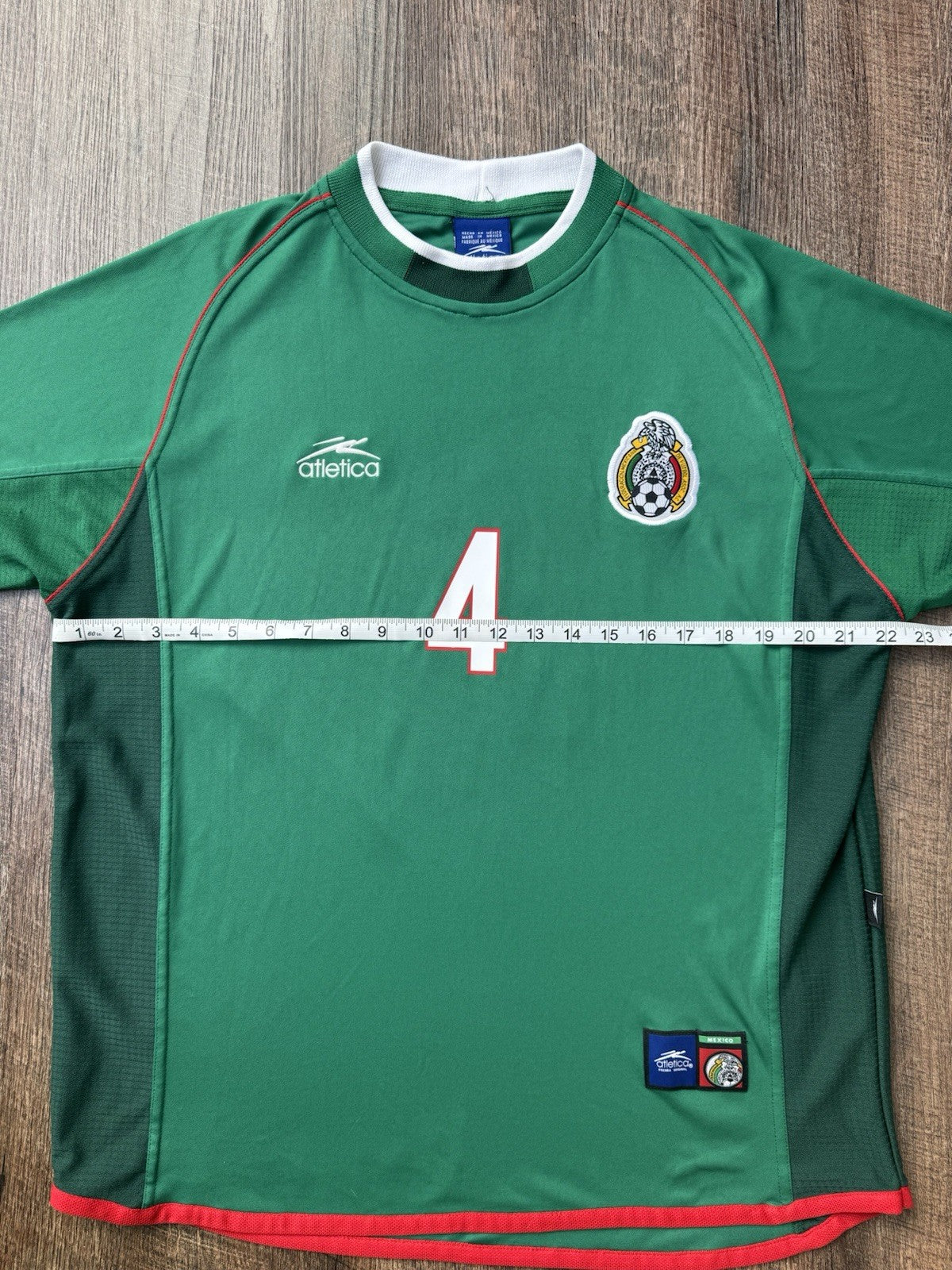 Rafa Marquez Mexico 2001 Jersey Sz L | Atletica Vtg Rare Soccer Shirt | 