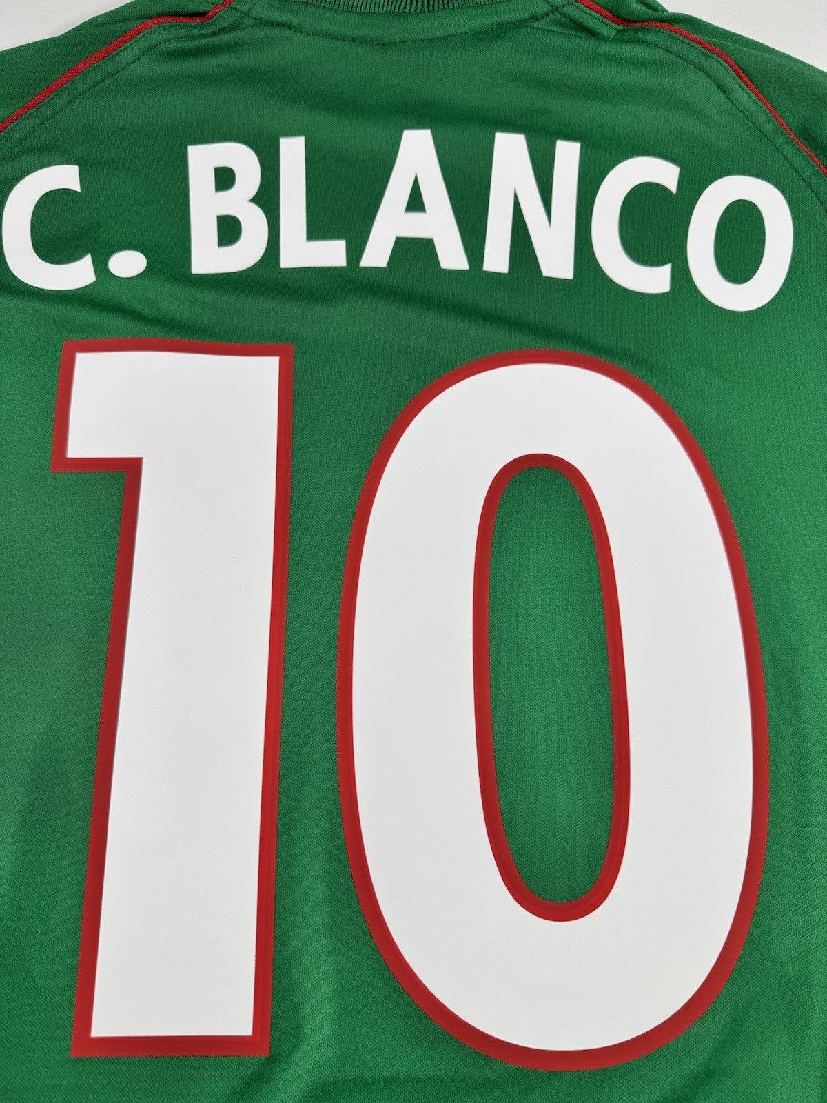 Mexico 2001 Cuauhtemoc Blanco Home Football Shirt Jersey Size L