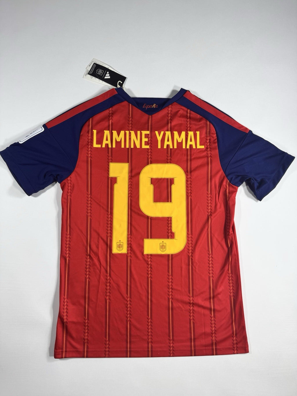 Spain 2026 World Cup Final Lamine Yamal Home Football Jersey Size M NWT Fan Vers