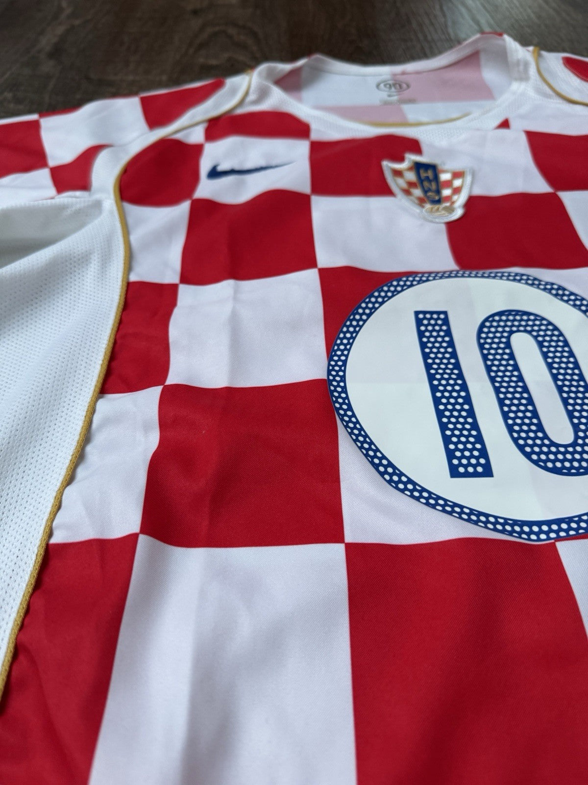 Niko Kovač Croatia 2004 Home Soccer Jersey Size L | Niko Kovac