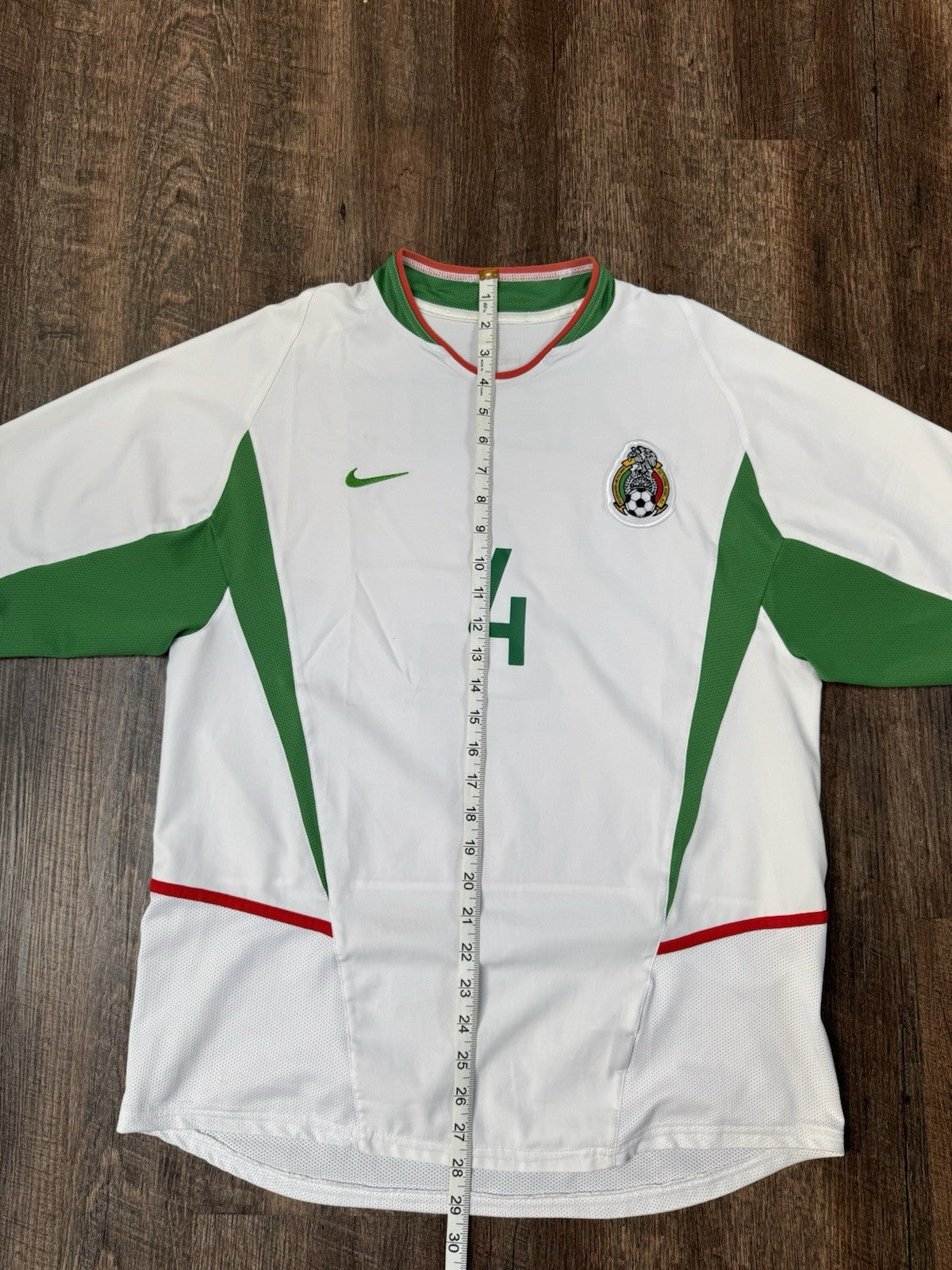 Rafa Marquez Mexico 2003 Vintage Soccer Jersey M/L Away Shirt