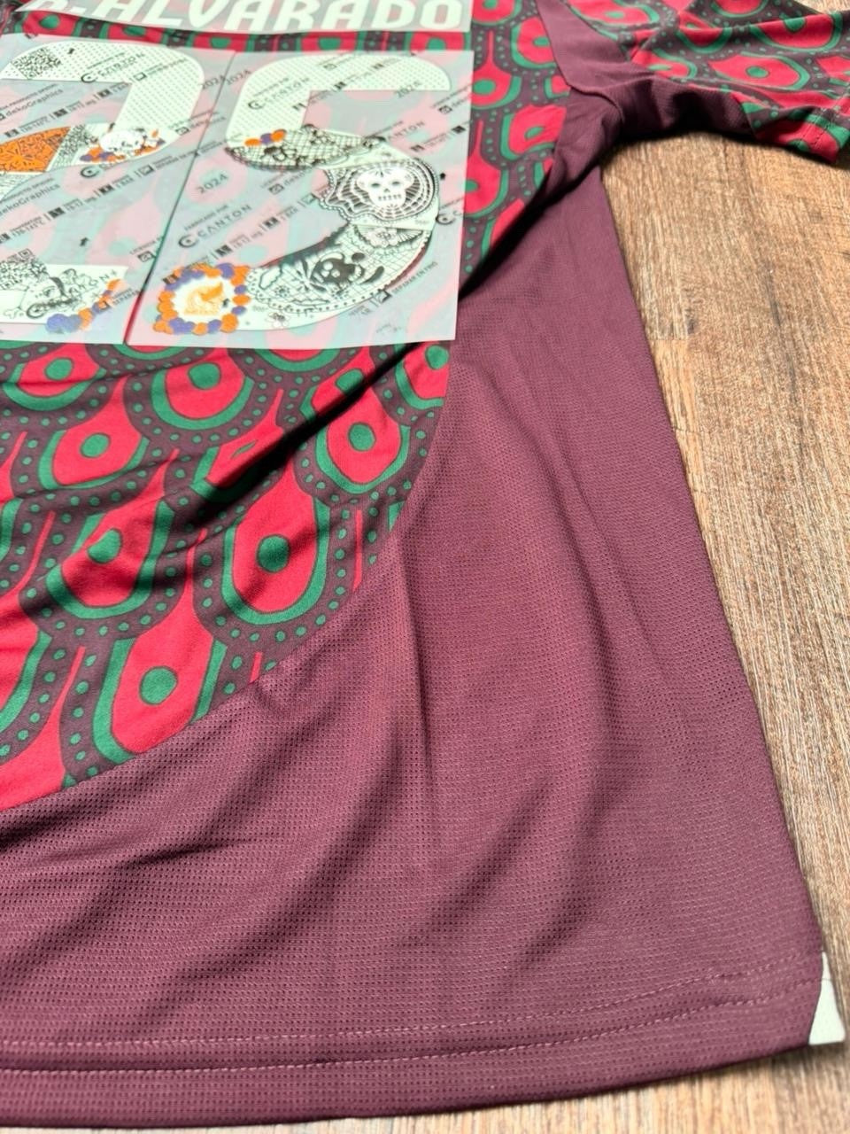 Mexico 2024 Dia de Muertos Roberto Piojo Alvarado Official Name Set Jersey Sz L