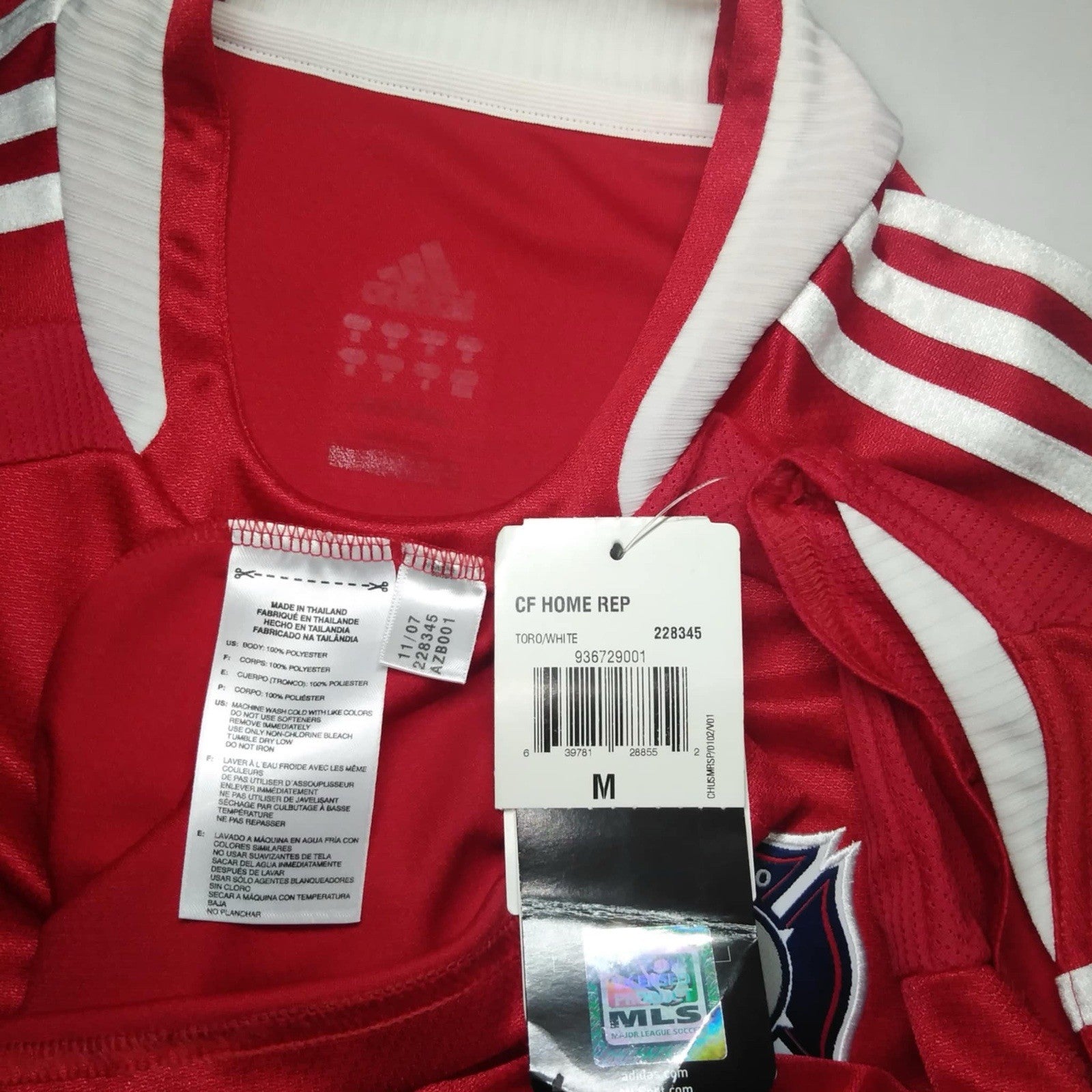 Cuauhtemoc Blanco Chicago Fire Home Jersey M | Adidas MLS NWT