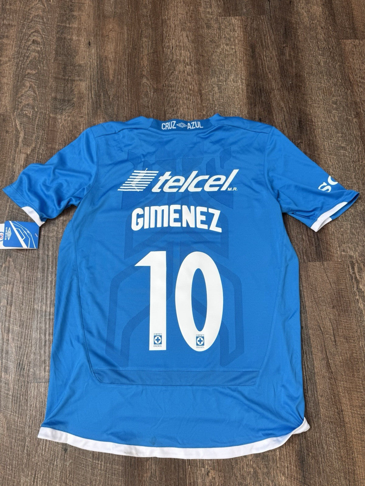 Chaco Gimenez Cruz Azul 2009-10 Home Jersey S | Umbro Liga MX NWT