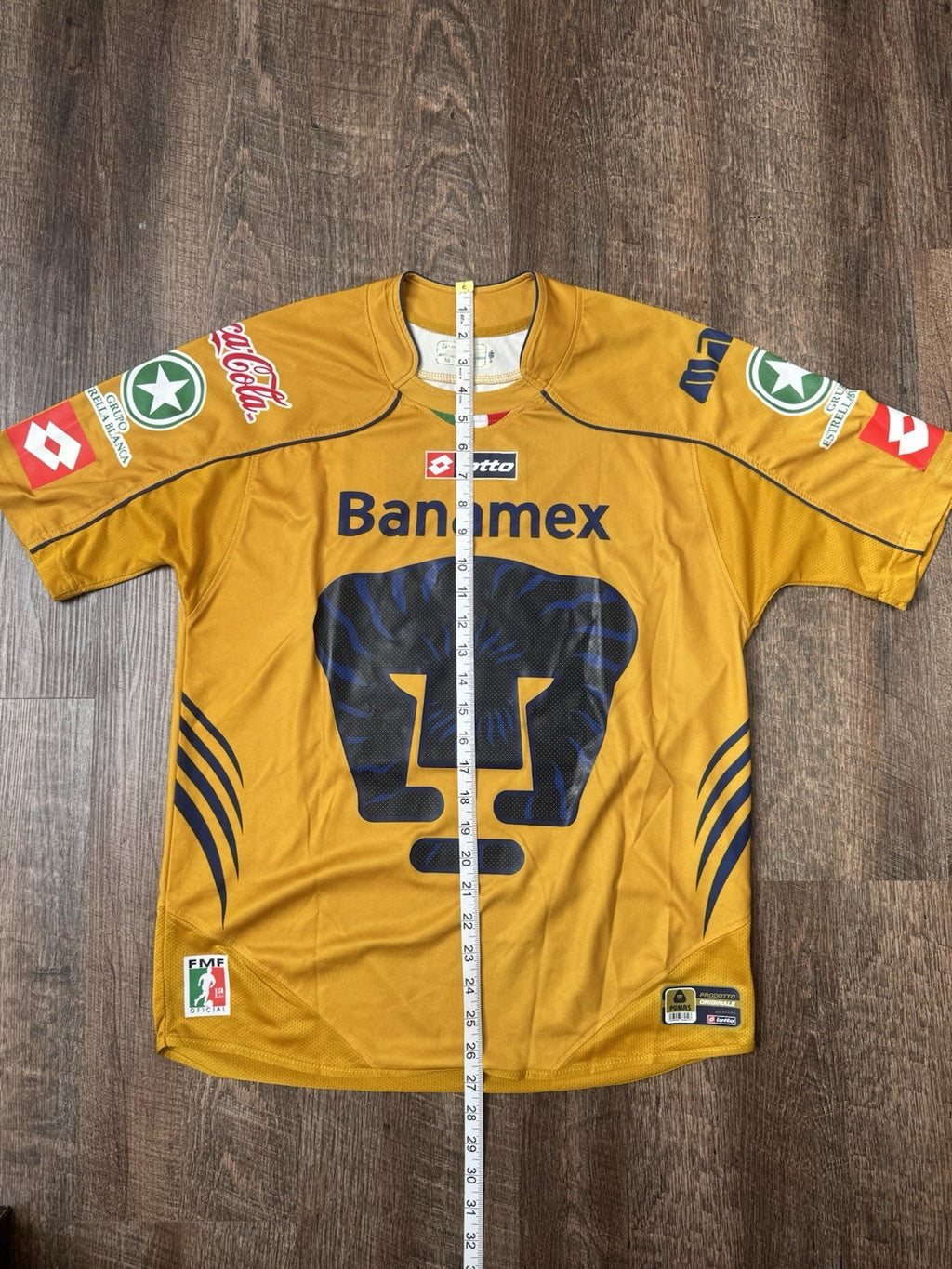 Dario Veron Pumas UNAM 2006 - 2007 Home Jersey M | Lotto  Liga MX Vintage Rare