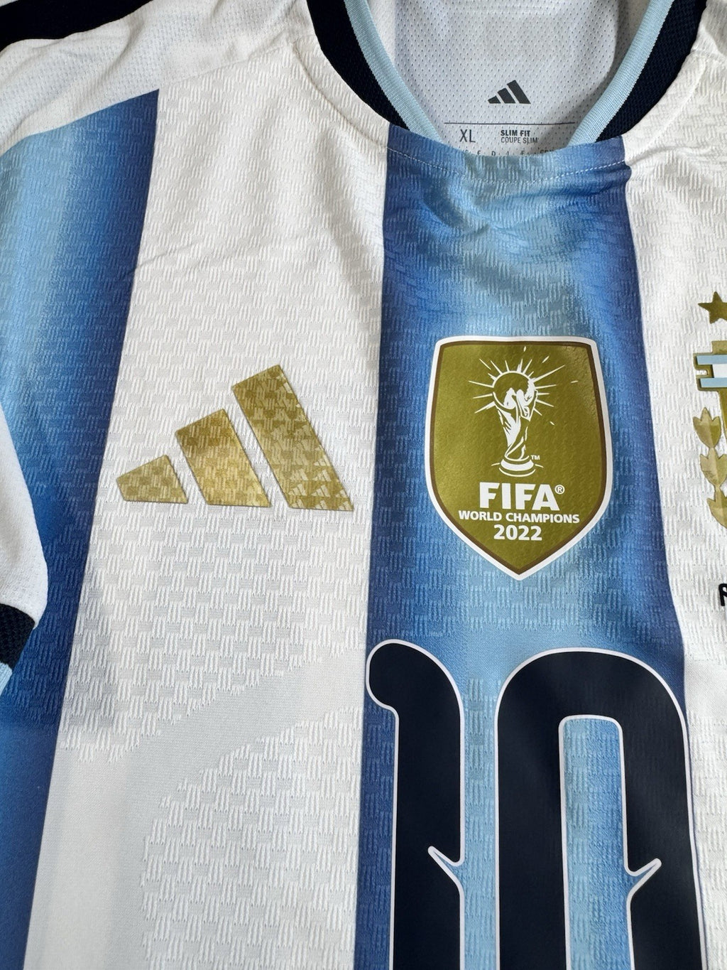Argentina Lionel Messi Player Version Match Detail vs Egypt Jersey Size XL NWT