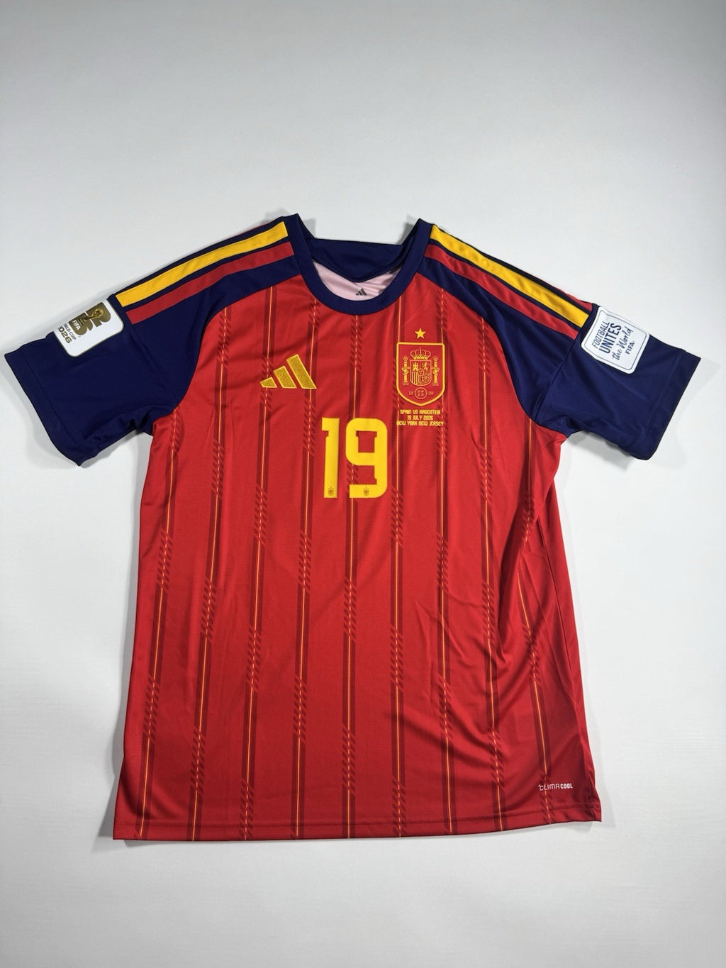 Spain 2026 World Cup Final Lamine Yamal Fan Vers Jersey Size L | MINT Check Desc