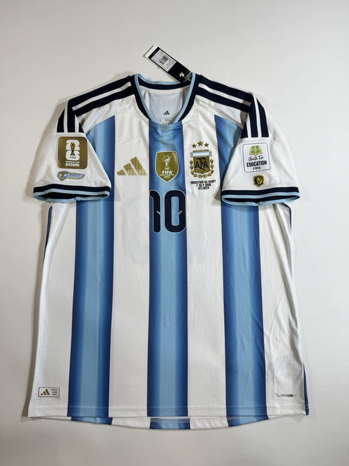 Argentina Lionel Messi Player Version Match Detail vs Egypt Jersey Size XL NWT