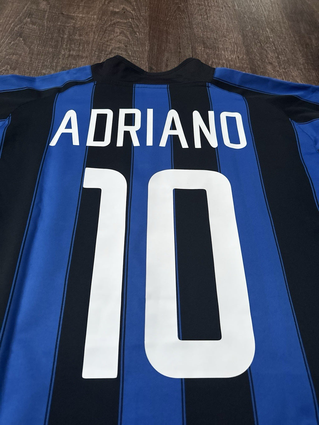 Inter Milan Adriano 2003/04 Home Jersey Size XL UCL Champions League 