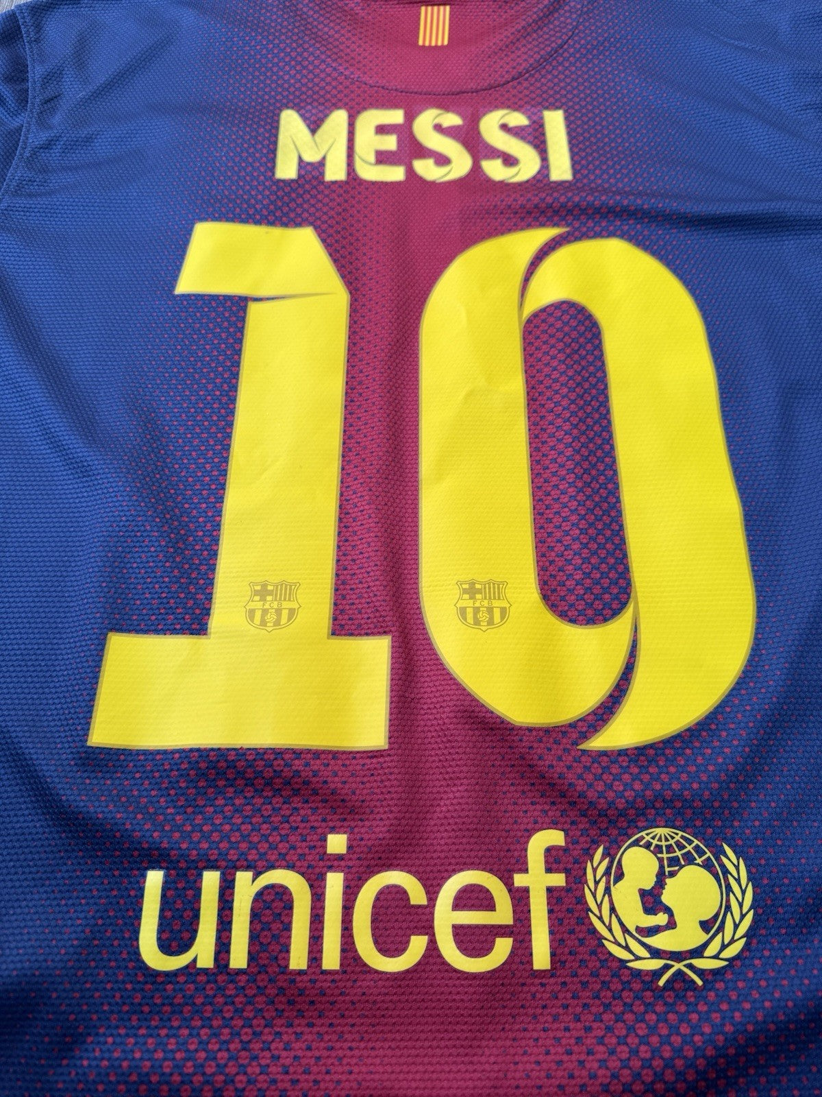 Barcelona 2012 2013 Lionel Messi Home Football Shirt Jersey Size M | Check Desc*