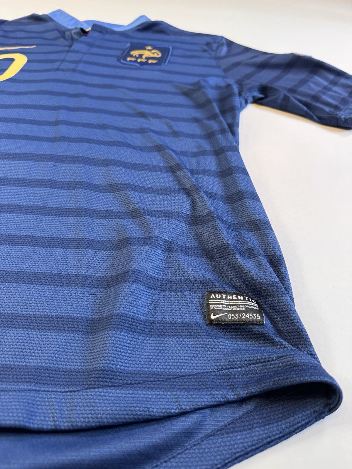 France Euro 2012 Karim Benzema Home Football Shirt Jersey Size L
