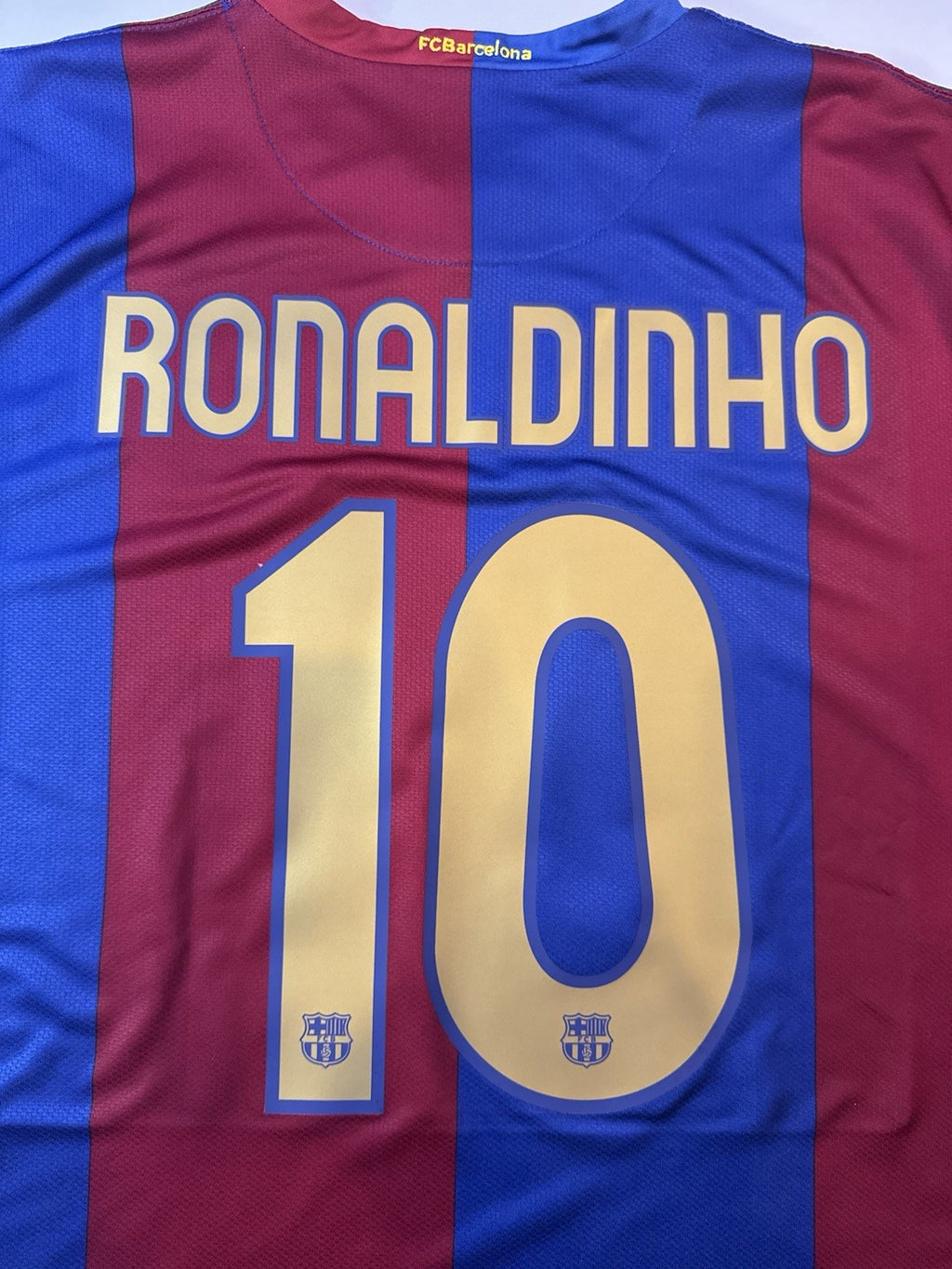 Barcelona 2006 2007 Ronaldinho Home Football Shirt Jersey Size XL