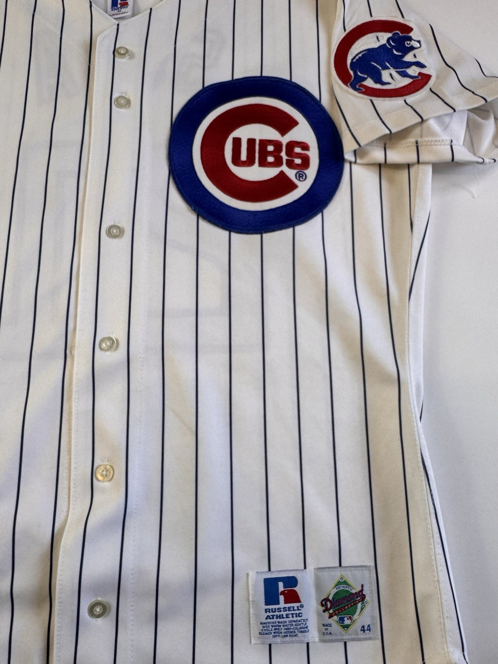 Sammy Sosa Chicago Cubs Russell Athletic Diamond Collection Jersey MLB Size 44 