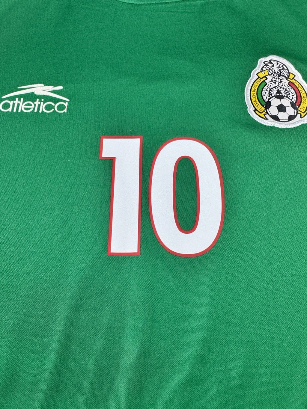 Mexico 2001 Cuauhtemoc Blanco Home Football Shirt Jersey Size L