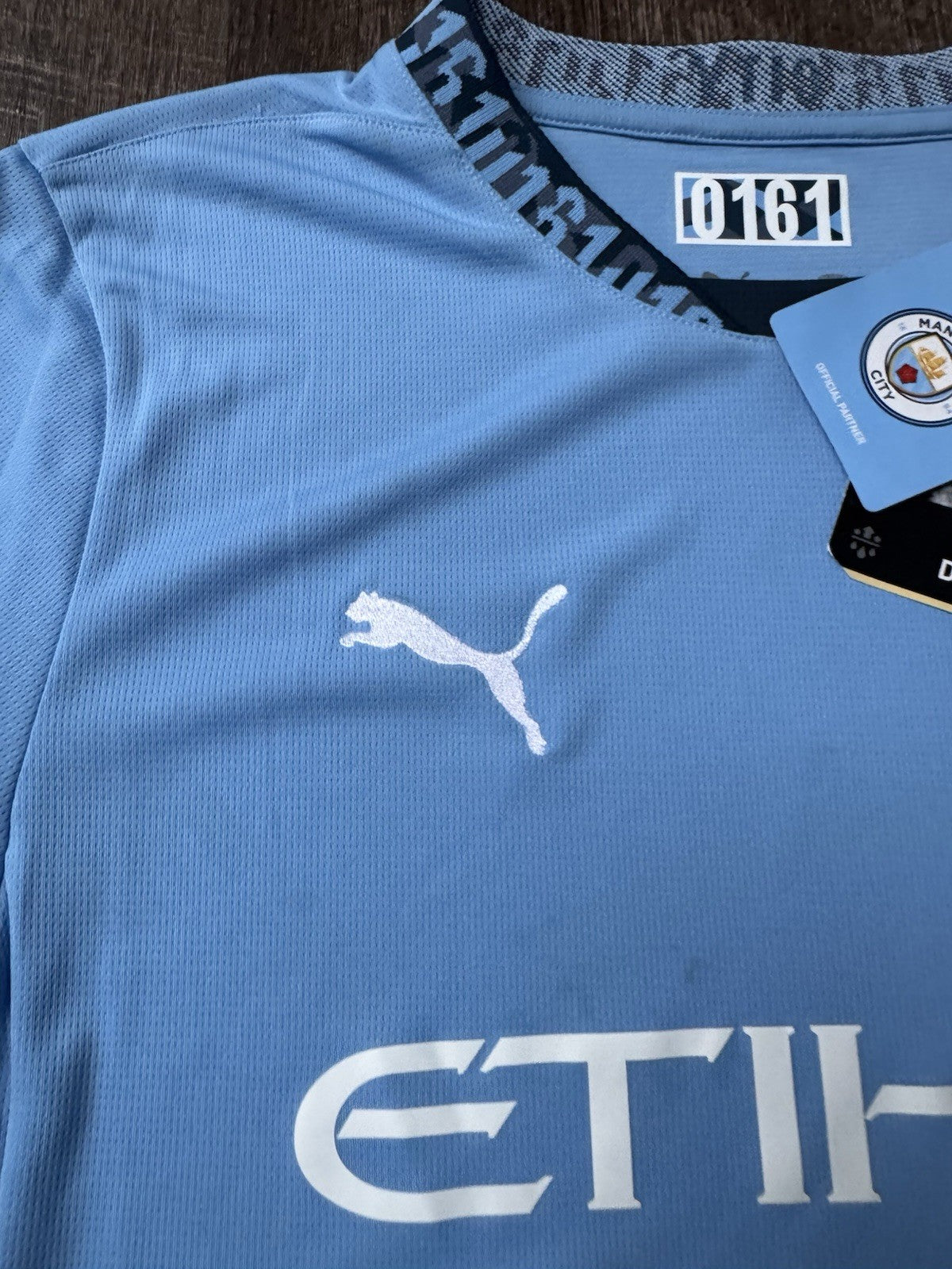 Manchester City 2024 - 25 Home Jersey Sz M NWT | Puma EPL Football Soccer Shirt