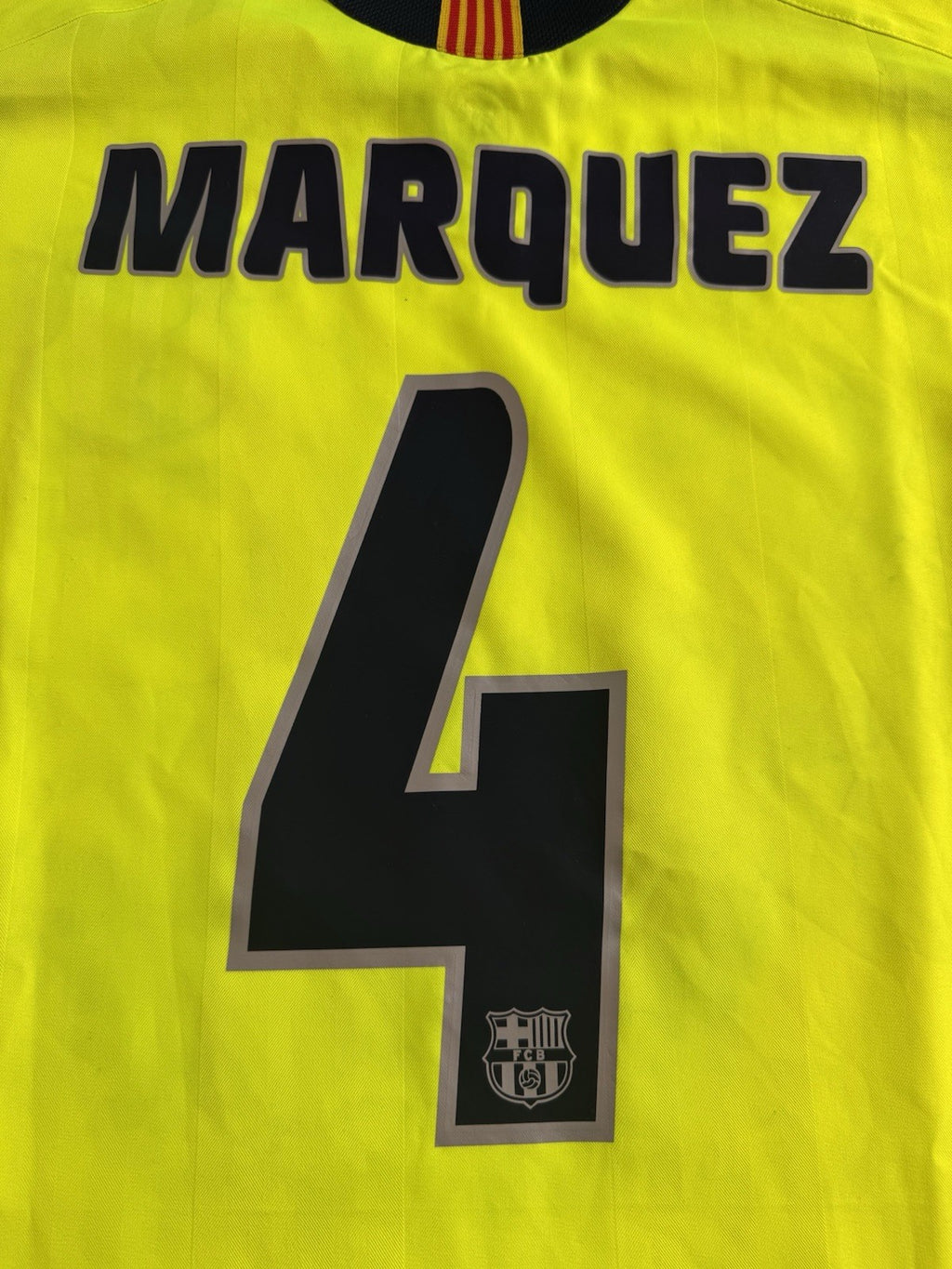 FC Barcelona 2005 2006 Rafa Marquez Away Football Shirt Jersey Size M