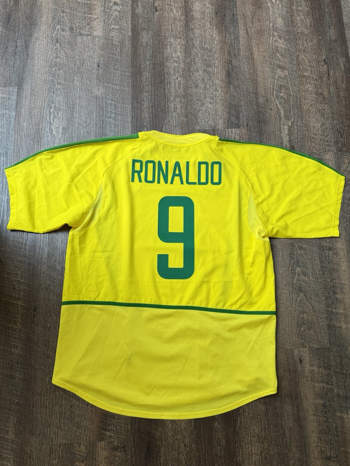 Brazil 2003 Ronaldo Nazario Home Football Shirt Jersey Size XL 