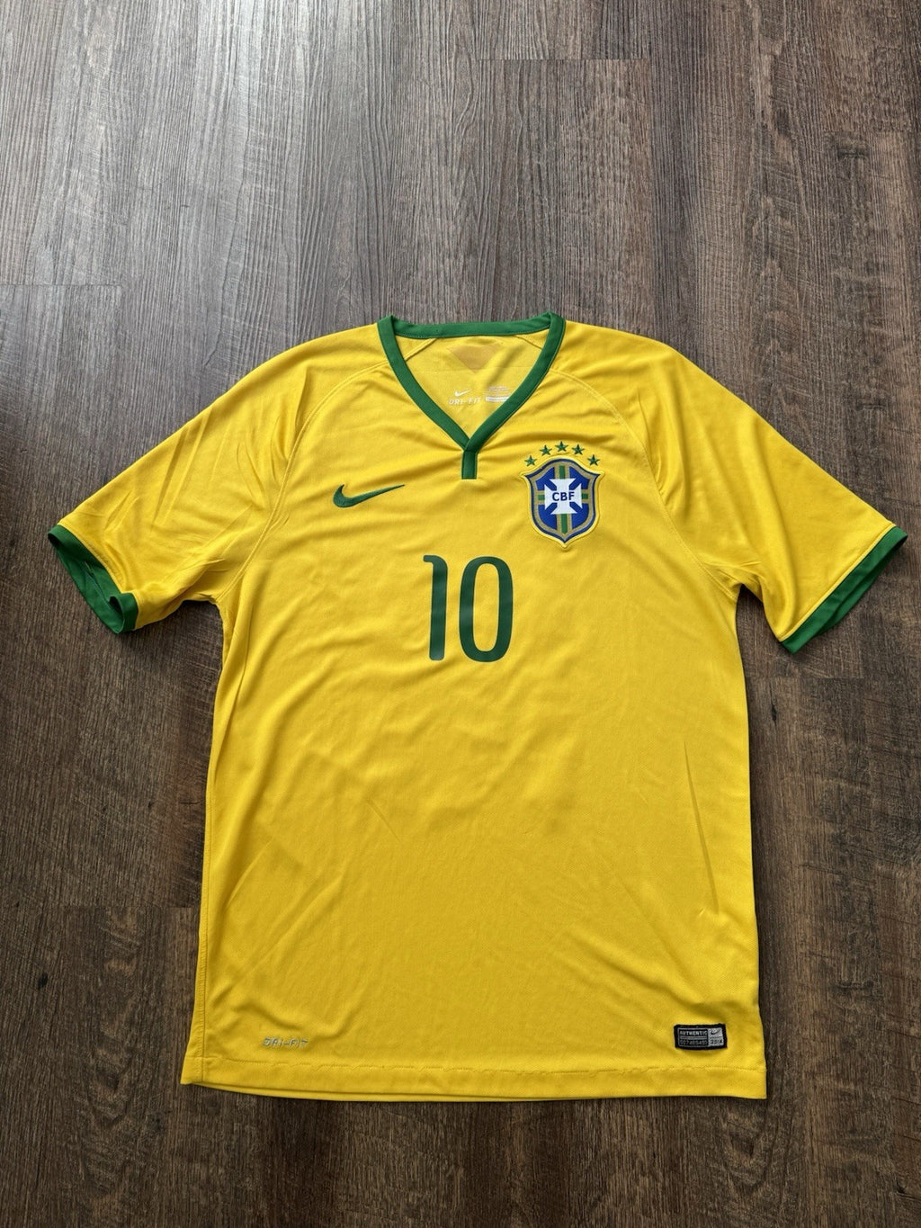 Neymar Brazil 2014 Home Jersey L | Nike Brazil  Vintage | Brasil 2014