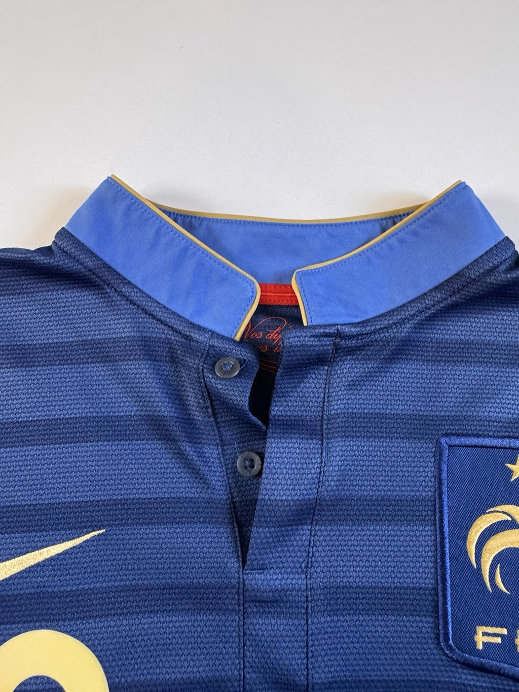 France Euro 2012 Karim Benzema Home Football Shirt Jersey Size L
