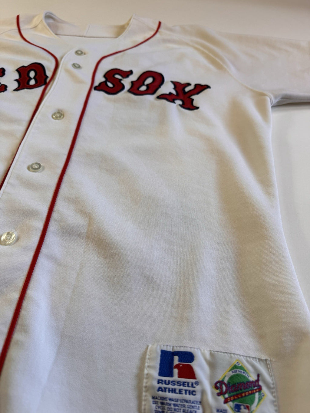 Boston Red Sox Russell Athletic Diamond Collection MLB Jersey Size 44