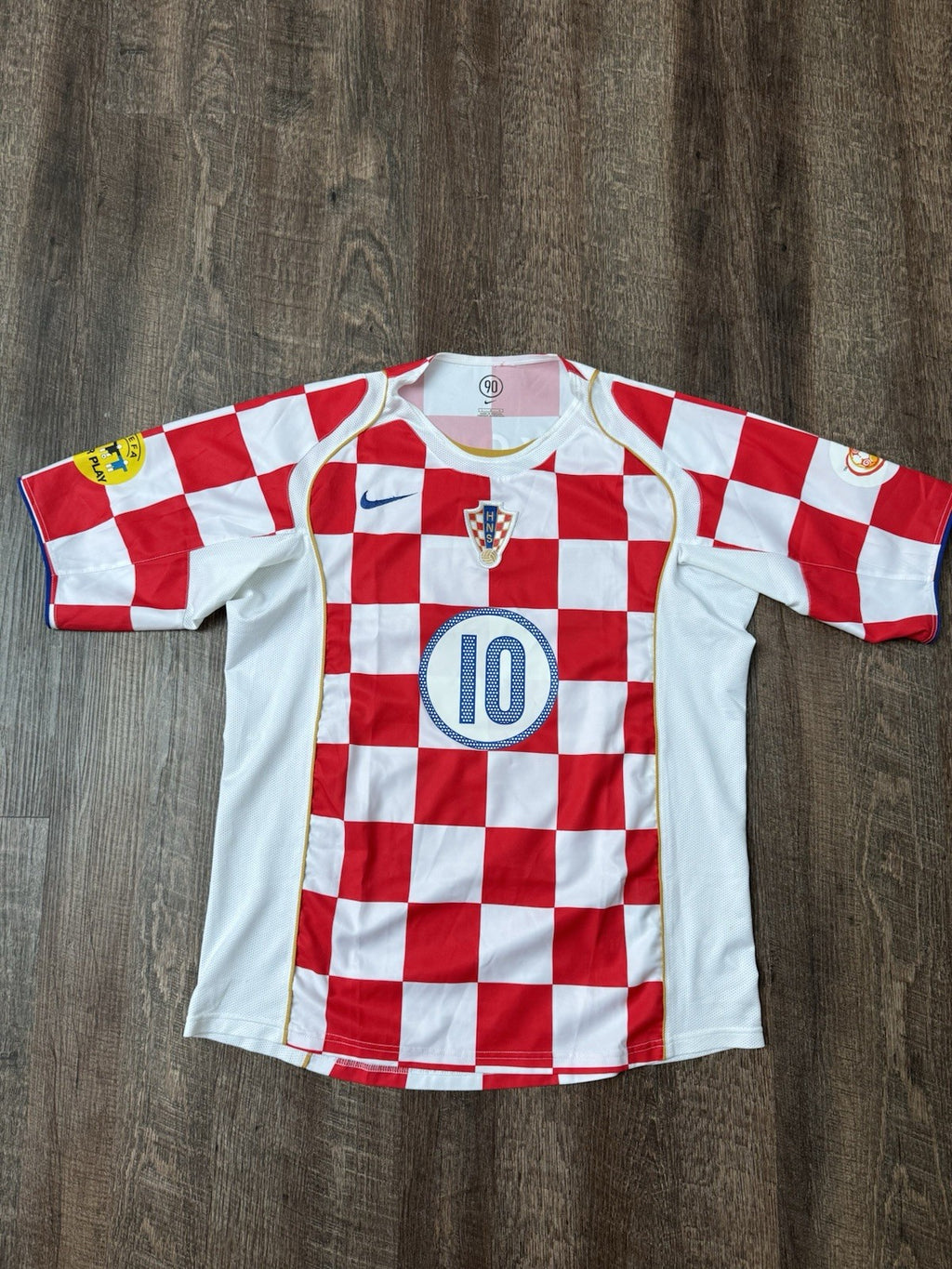 Niko Kovač Croatia 2004 Home Soccer Jersey Size L | Niko Kovac