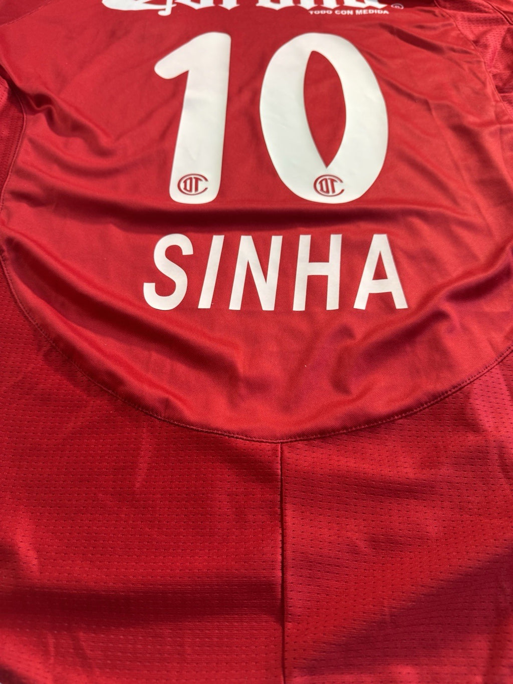 Toluca 2009 2010 Antonio Naelson Sinha Home Football Shirt Jersey Size L