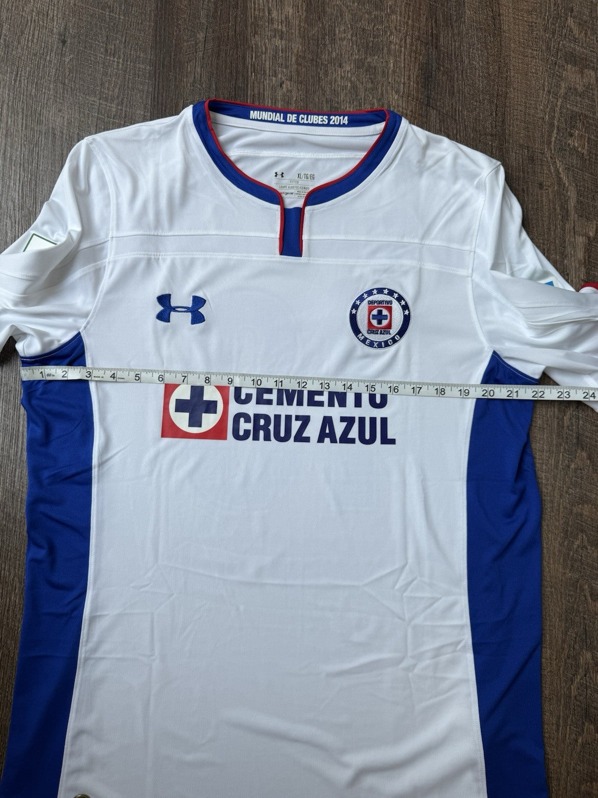 Christian Chaco Gimenez Cruz Azul 2014 Club World Cup Away Jersey Size XL